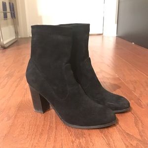 Dolce Vita Block Heel Booties in Black
